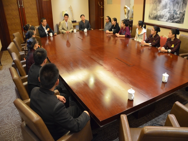 閻滿富副院長專項調研經濟管理系實踐教學工作