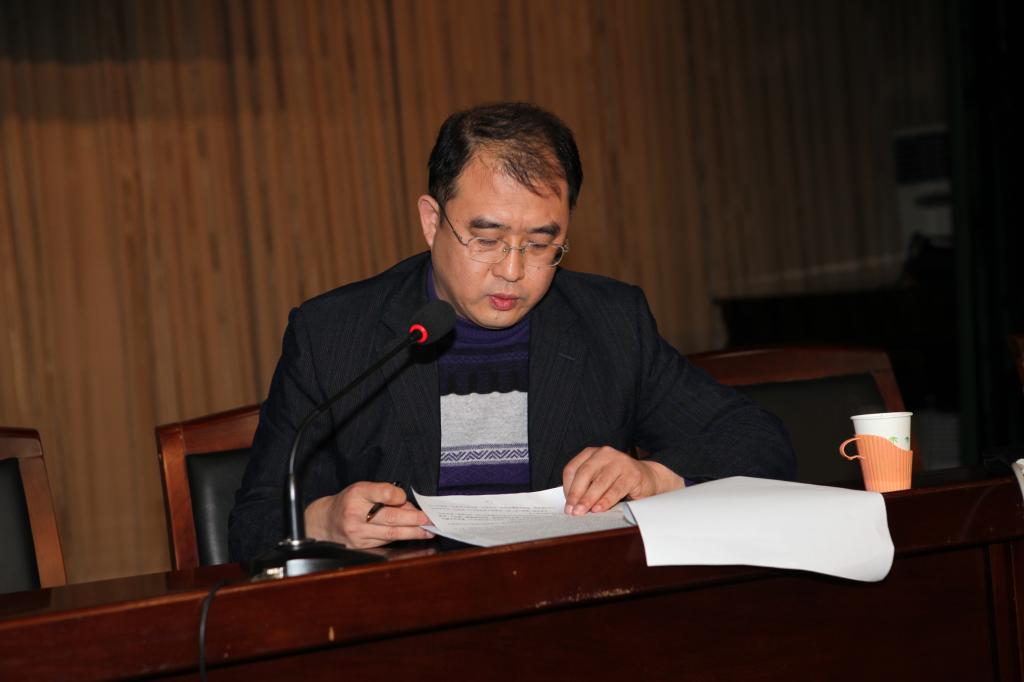 黨委常委、組織部長邊宏廣作學習貫徹十八大精神輔導報告